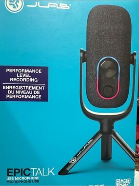 JLab EpicTalk USB Microphone - Black